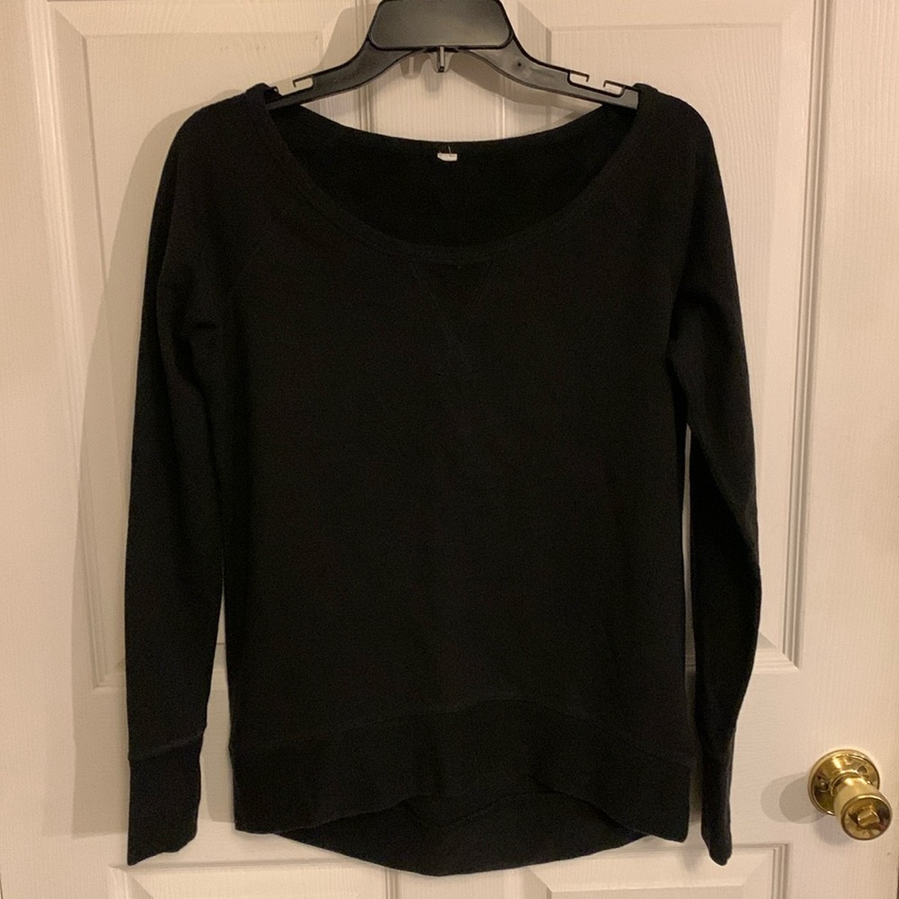 Lululemon Women’s Meditate Long-sleeve High-Low Pullover Black